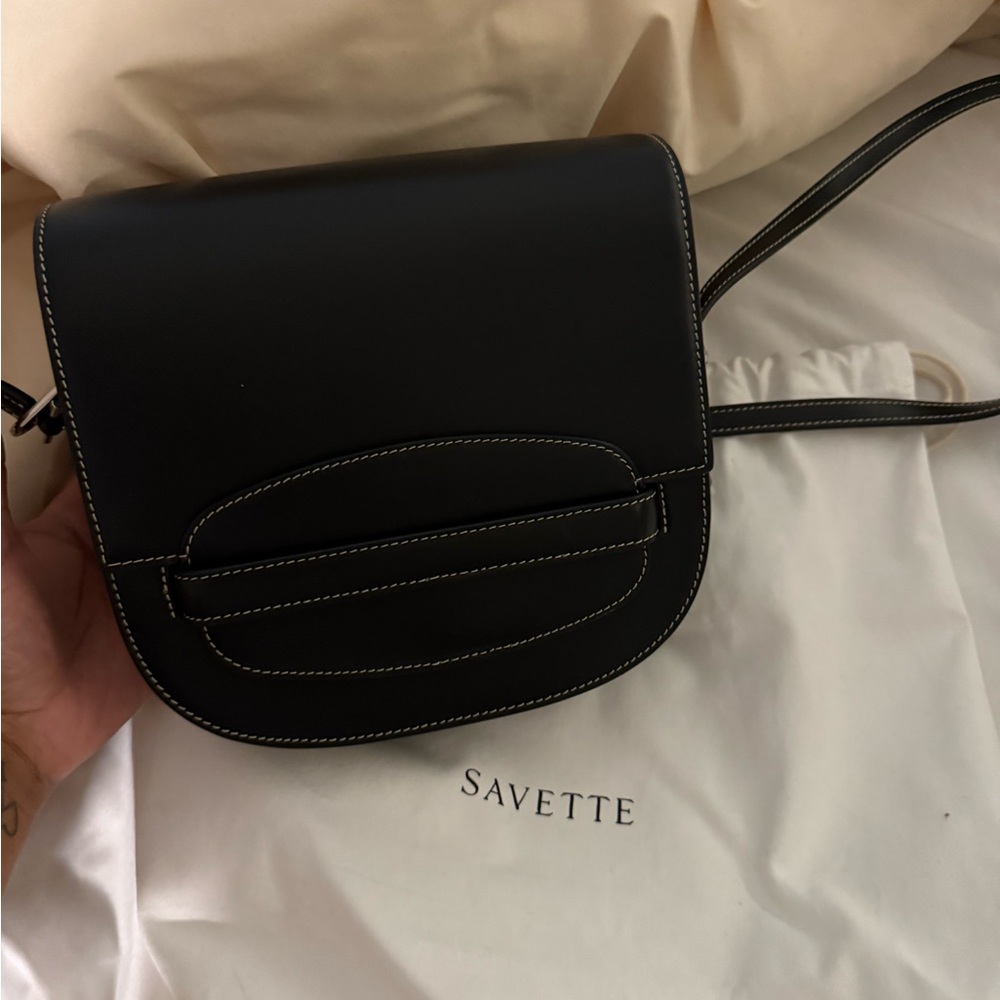 Savette Black Crossbody Bag